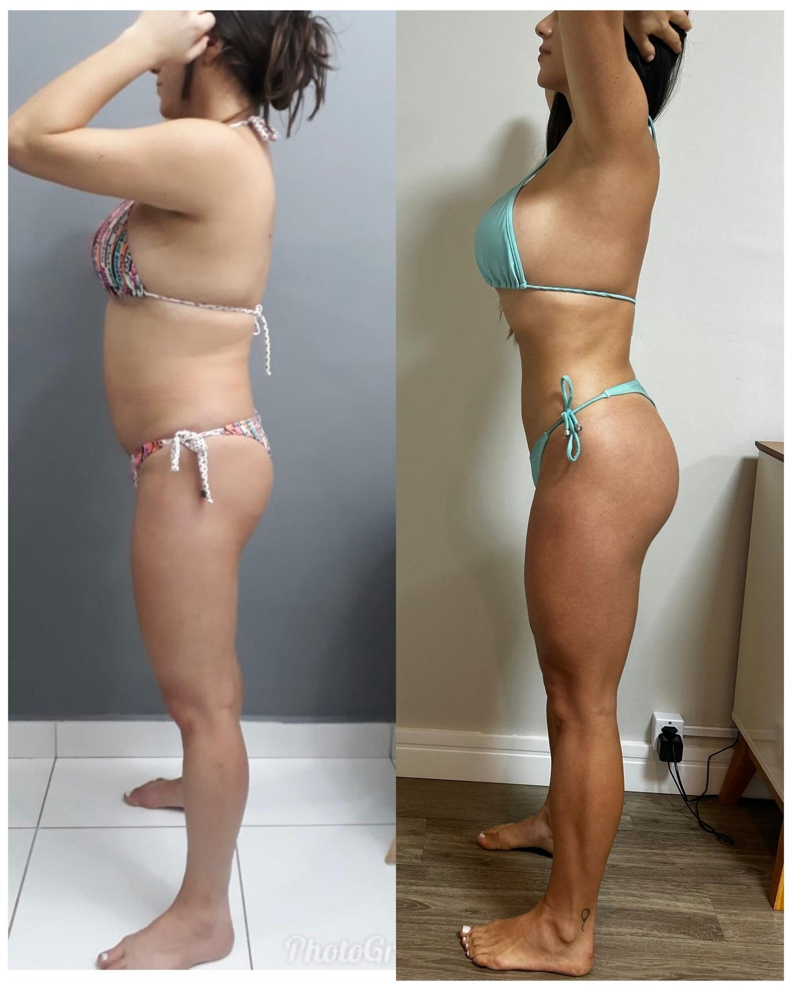Antes e depois aluna Método GFIT
