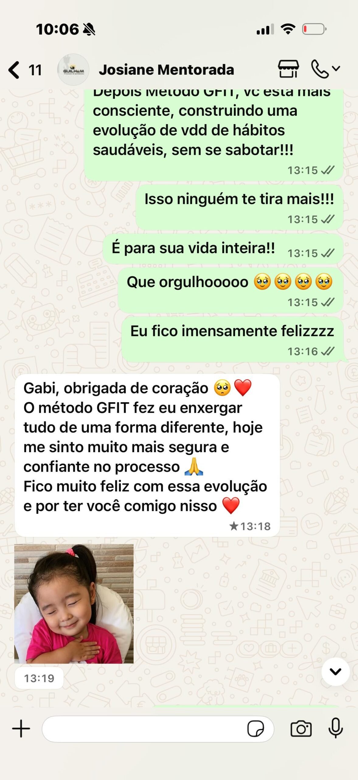 Depoimento aluna Metodo GFIT