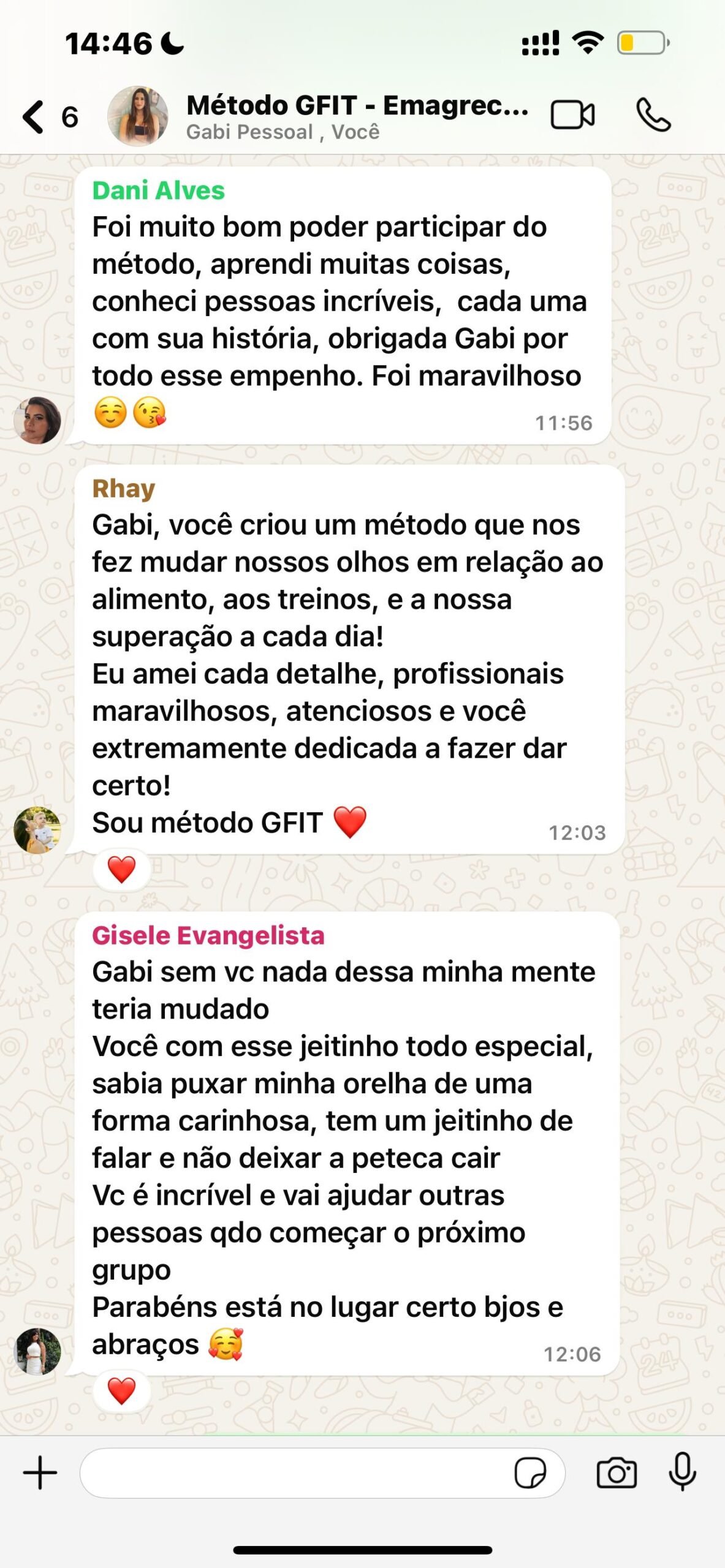 Depoimento aluna Metodo GFIT